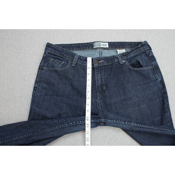 Levi Jeans Womens 16 Blue Strauss Signature Bootcut Leg Stretch - Picture 7 of 8